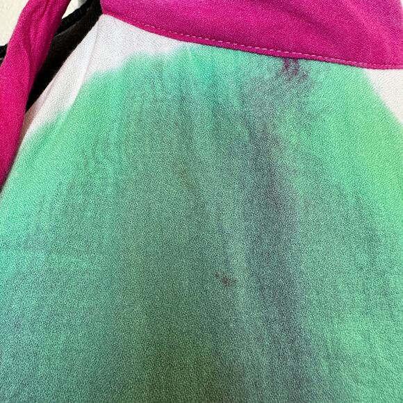 Busayo Tie Dye Halter Maxi Dress SMALL Wedding Guest Vacation Pink Designer $415 - Picture 14 of 14